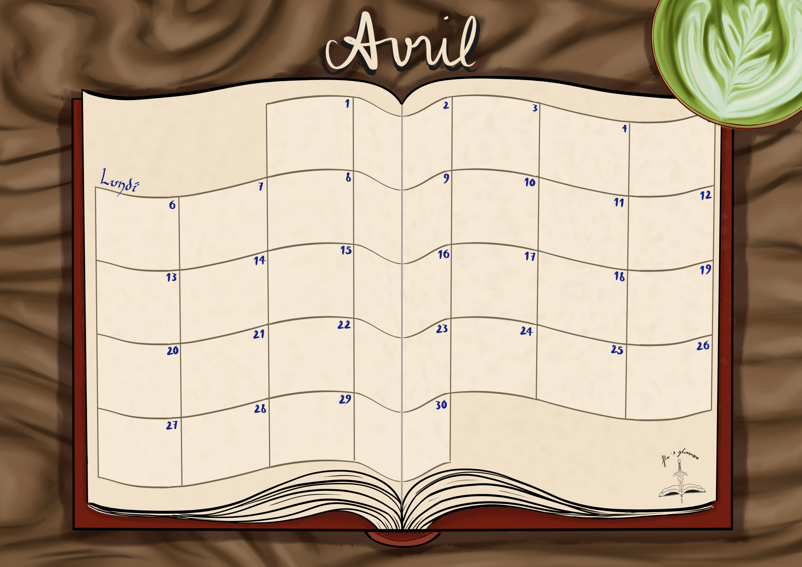 april calendar 2026