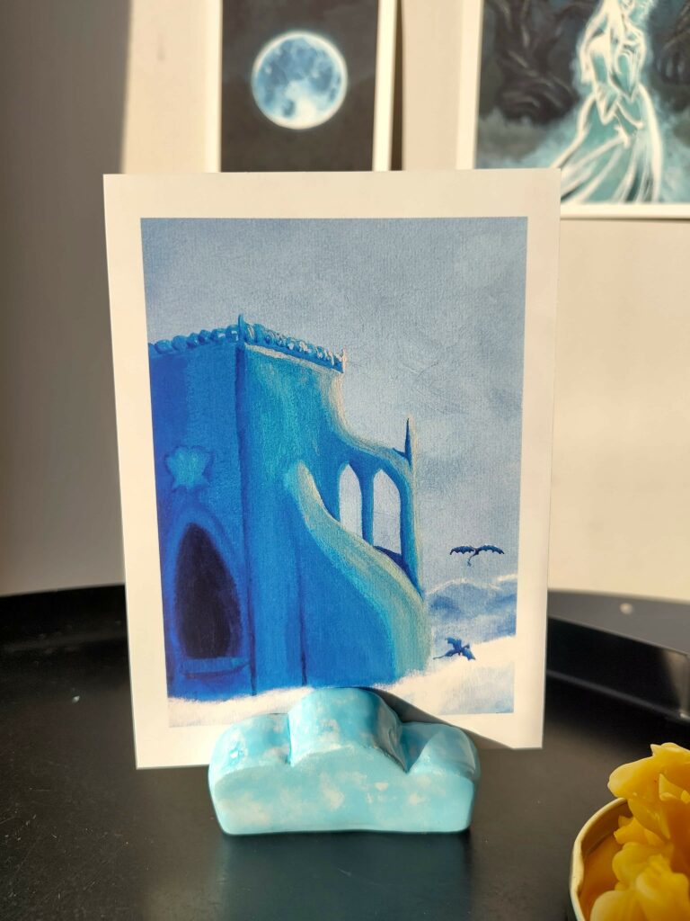 Peinture Le Château aux Dragons