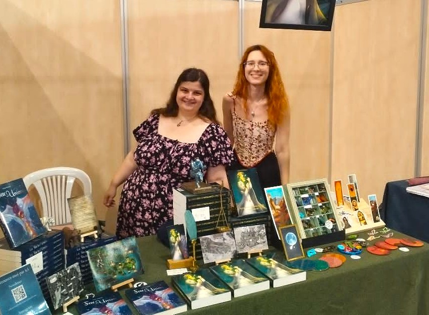 Céleste et moi au Geek Life de Laval